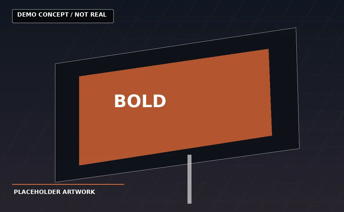 DEMO CONCEPT — Outdoor campaign